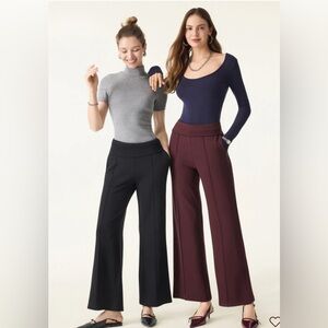 NWT OGL Black Wide Leg Pants – Size XL | Soft Stretch Lounge Fit